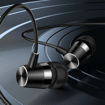 Навушники Usams EP-42 3.5mm In-ear Earphone 1.2m Black (SJ475HS01) - зображення 3