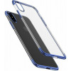 Чохол для телефона Baseus Glitter Case For IP X Blue - зображення 2