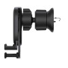 Автотримач для телефона з БЗП Baseus Stable Gravitational Wireless Charging Car Mount Pro 15W (Air Outlet Version) Black (7073)- № 4