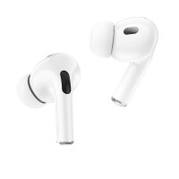 Бездротові навушники HOCO EW72 Soar true wireless ANC Noise Reduction touch screen BT headset White (Цвет Белый) - фото № 5