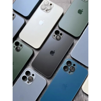 Чохол для смартфона AG Glass Matt Frame Color Logo for Apple iPhone 11 Navy Blue - изображение 3