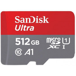 microSDXC (UHS-1) SanDisk Ultra 512Gb class 10 A1 (120Mb/s)