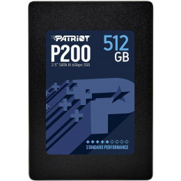 SSD Patriot P200 512GB 2.5" 7mm SATAIII TLC 3D