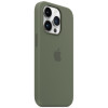 Чохол для смартфона Silicone Full Case AAA MagSafe IC for iPhone 14 Pro Olive - изображение 2