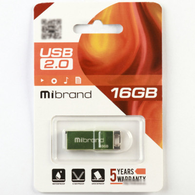 Flash Mibrand USB 2.0 Chameleon 16Gb Light green (MI2.0/CH16U6LG) - зображення 2