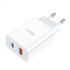 Мережевий зарядний пристрій HOCO C97A PD20W+QC3.0 charger White (Белый)- № 2