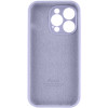 Чохол для смартфона Silicone Full Case AA Camera Protect for Apple iPhone 14 Pro 28,Lavender Grey - зображення 4