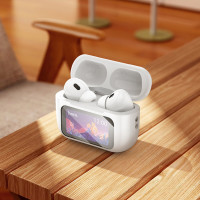 Бездротові навушники HOCO EW72 Soar true wireless ANC Noise Reduction touch screen BT headset White (Цвет Белый) - фото № 8
