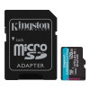 Карта пам'яті microSDXC (UHS-1 U3) Kingston Canvas Go! Plus 128Gb class 10 A2 V30 (R200MB/s) (adapter SD) k58813 - № 1 Карта пам'яті microSDXC (UHS-1 U3) Kingston Canvas Go! Plus 128Gb class 10 A2 V30 (R200MB/s) (adapter SD) Kingston - № 1