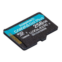 Карта пам'яті microSDXC (UHS-1 U3) Kingston Canvas Go! Plus 256Gb class 10 A2 V30 (R200MB/s, W-160MB/s)  - фото № 3