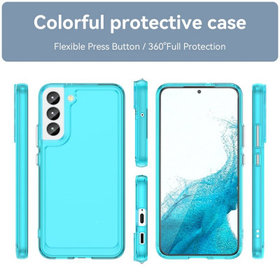 Чохол для смартфона Cosmic Clear Color 2 mm for Samsung Galaxy S23 Plus Transparent Blue (ClearColorS23PTrBlue) - зображення 2