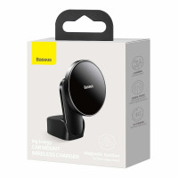 Автотримач для телефона з БЗП Baseus Big Energy Car Mount Wireless Charger Black