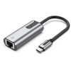 Адаптер Vention Адаптер USB-C к Gigabit Ethernet 0,15M, тип из серого алюминиевого сплава (CFNHB)