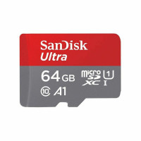 Карта пам'яті microSDXC (UHS-1) SanDisk Ultra 64Gb class 10 A1 (140Mb/s) (adapter SD)  - фото № 3
