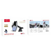 Автотримач для телефона з БЗП HOCO S14 Surpass automatic induction wireless charging car holder Silver (Серебристый)- № 7