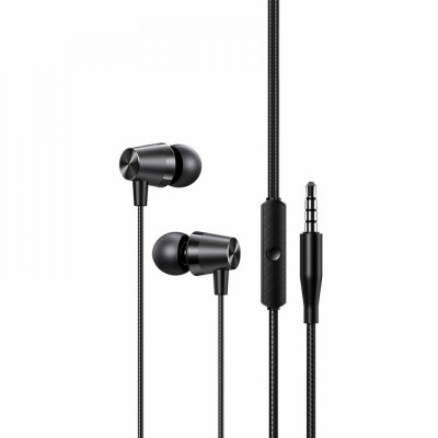 Навушники Usams EP-42 3.5mm In-ear Earphone 1.2m Black (SJ475HS01) - зображення 1