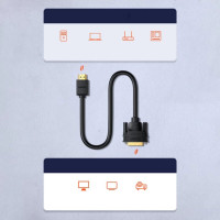 Кабель UGREEN HD106 HDMI to DVI Cable 2m (Black) (UGR-10135) (Колір 7073) - фото № 6