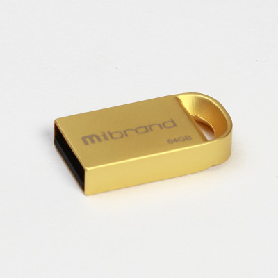 Flash Mibrand USB 2.0 Lynx 64Gb Gold - зображення 1