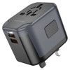 Мережевий зарядний пристрій BOROFONE BAC13 Leader 3-port PD20W(1C2A) universal conversion charger Black (7073)- № 3