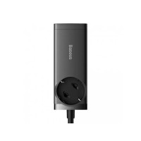 Мережевий зарядний пристрій Baseus GaN3 Pro Desktop Powerstrip AC+2U+2C 100W EU Black (With Mini White Cable Type-C to Type-C 100W(20V/5A) 1m Black） (Колір Черный) - фото № 3