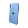 Чохол для смартфона Silicone Full Case AA Camera Protect for Apple iPhone 11 кругл 49,Cornflower