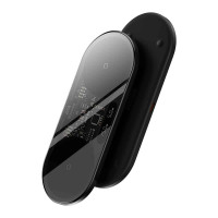Бездротовий зарядний пристрій Baseus Digital LED Display 2in1 Wireless Charger 20W Black Universal version (Колір Черный) - фото № 3