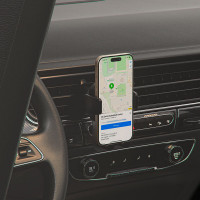 Автотримач для телефона ACEFAST D25 press type car holder for air vent Black (Цвет 7073) - фото № 7