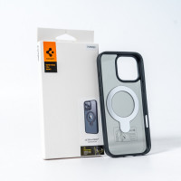 Чохол для смартфона Spigen AAA Magnetic Ring for Apple iPhone 16 Pro Max All Black (Цвет All Black) - фото № 3