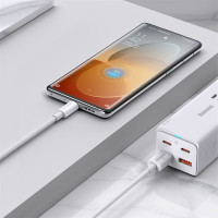 Кабель Baseus Superior Series (SUPERVOOC) Fast Charging Data Cable USB to Type-C 65W 1m White (Колір Білий) - фото № 8