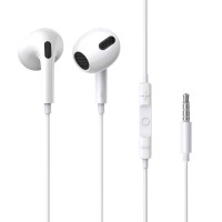 Навушники Baseus Encok 3.5mm lateral in-ear Wired Earphone H17 White (Колір Белый), Атикул k15842 |  купить на VILKI.NET - фото № 1