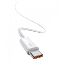 Кабель Baseus Dynamic Series Fast Charging Data Cable Type-C to Type-C 100W 2m White (Цвет Белый) - фото № 3