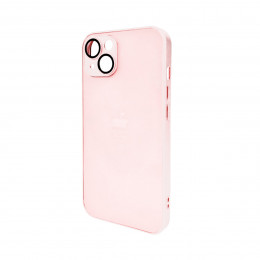 Чохол для смартфона AG Glass Matt Frame Color Logo for Apple iPhone 13 Chanel Pink