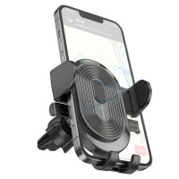 Автотримач для телефона BOROFONE BH84 Experience one-button car holder(air outlet) Black (Цвет 7073) - фото № 6
