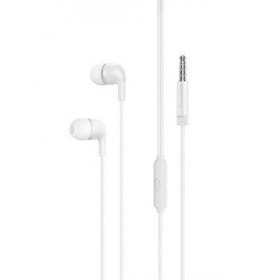 Навушники BOROFONE BM83 Craft universal earphones with mic White (BM83W) - изображение 1