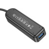 Адаптер Borofone DH5 Erudite 4-in-1 adapter(Type-C to USB3.0*4)(L=0.2M) (7073)- № 5