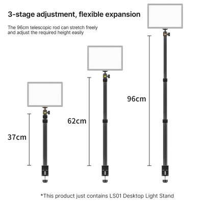 Штатив-тримач Ulanzi Vijim Desktop Extendable Light Stand (UV-2248 LS01) - изображение 6