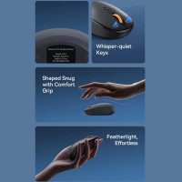 Маніпулятор миша бездротова Baseus F01A Wireless Mouse Frosted Gray (Колір Gray) - фото № 5
