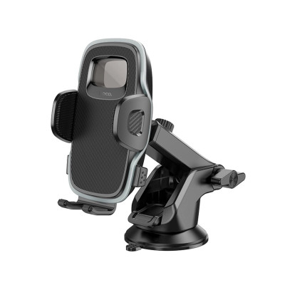 Тримач для мобільного HOCO H15 Fair push-type car holder(center console) Black - изображение 1