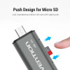 Кардридер Vention USB3.0 Multi-function Card Reader Gray Metal Type (CCHH0) (Gray)- № 3