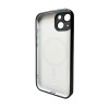 Чохол для смартфона AG Glass Sapphire Frame MagSafe Logo for Apple iPhone 14 Black (7073)- № 2