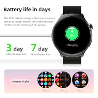 Смарт-годинник Howear Watch 4 Pro Amoled+IP67 Grey (Цвет Grey) - фото № 7
