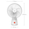 Вентилятор портативний Xiaomi MiJia Desktop Mobile Fan (Білий)- № 2