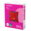 SSD ADATA SD620 512GB USB 3.2  520/460Mb/s Red - зображення 7