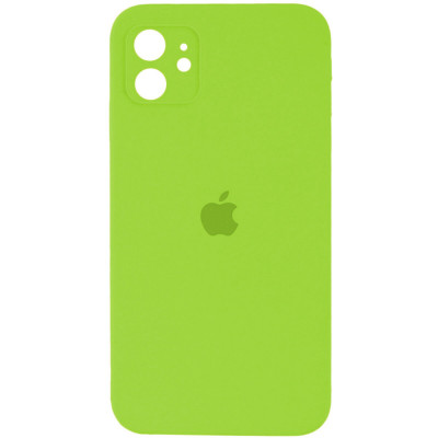Чохол для смартфона Silicone Full Case AA Camera Protect for Apple iPhone 11 24,Shiny Green - изображение 1