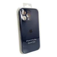 Чохол для смартфона Silicone Full Case AA Camera Protect for Apple iPhone 16 Pro 7,Dark Blue  - фото № 2