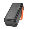 Зовнішній акумулятор BOROFONE BJ66 Magnifico 22.5W+PD20W fully compatible power bank (40000mAh) Black (Черный)- № 6