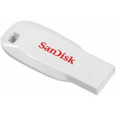 Flash SanDisk USB 2.0 Cruzer Blade 16Gb White - зображення 1