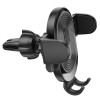 Автотримач для телефона BOROFONE BH84 Experience one-button car holder(air outlet) Black (7073)- № 2