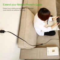 Кабель UGREEN US103 USB 2.0 A Male to A Female Cable 3m (Black)(UGR-10317) (Колір 7073) - фото № 5