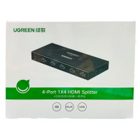 Сплітер UGREEN HDMI Splitter 1 In 4 Out EU (Цвет Black) - фото № 2